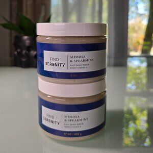 Bath & Body Works Aromatherapy Mimosa Spearmint Salt Body Scrub- Sealed!